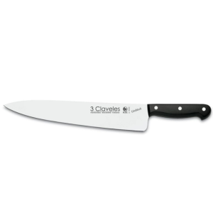 Cuchillo Medio Golpe 30cm 3Claveles "Uniblock"